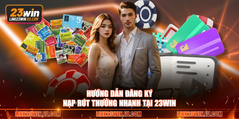 Hướng dẫn đăng ký, nạp rút thưởng nhanh tại 23WIN